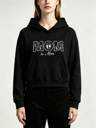 330G Women French TerryPullover Hoodie(mother's embroidery picture)
