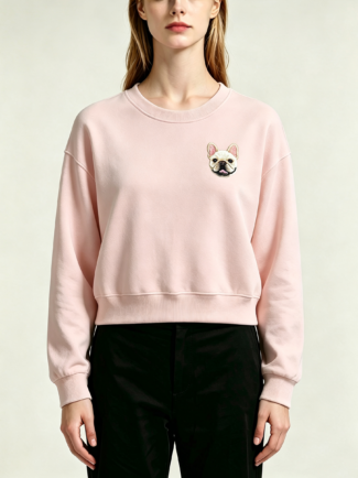 330G Women FrenchTerry PulloverHoodie(pet embroidery)